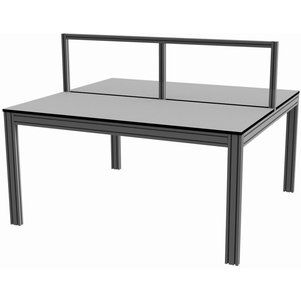 521301 - DOUBLE DESK WITH RISER