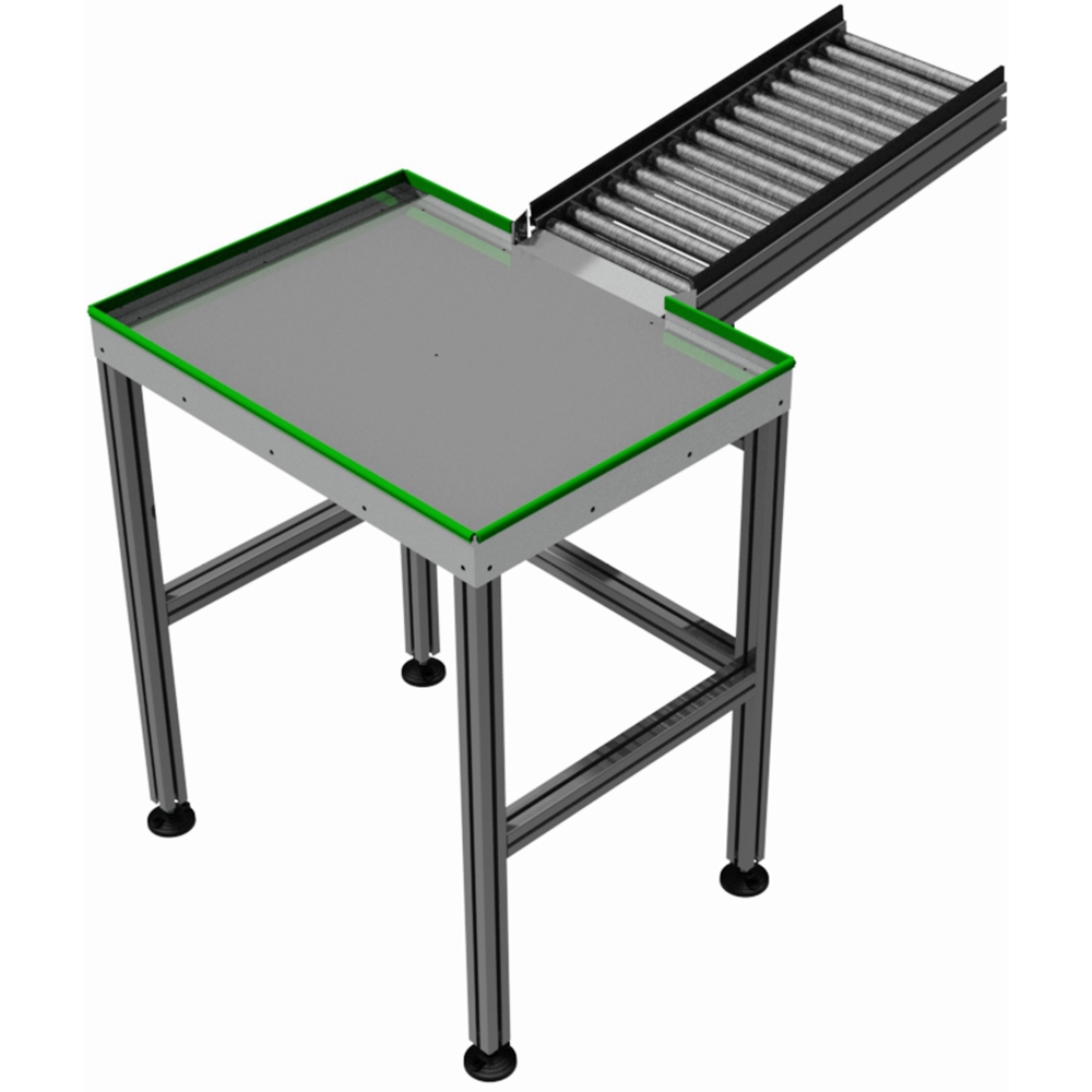 531016 - ROULEAU DE GRAVITÉ AVEC BANC DE STOCKAGE