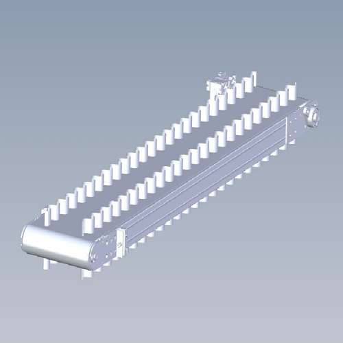 CONVOYEUR À CÔTÉS ONDULÉS