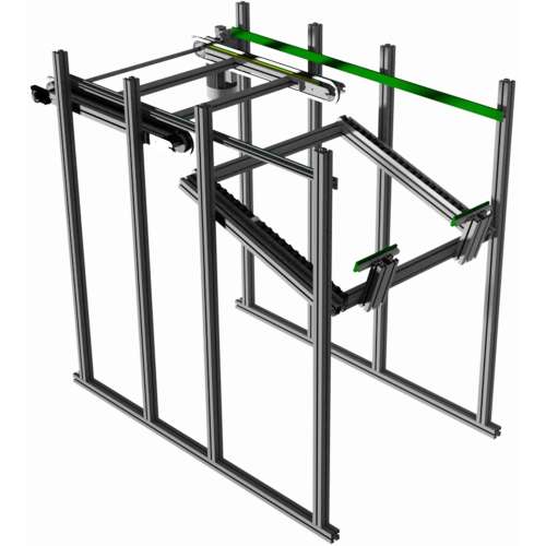 CONVOYEUR À CHAÎNE À ROULEAUX